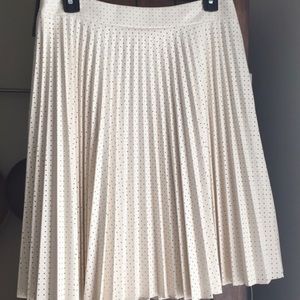 Faux Leather A-Line Skirt